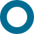 blauer Kreis als Trenner - Dekoelement